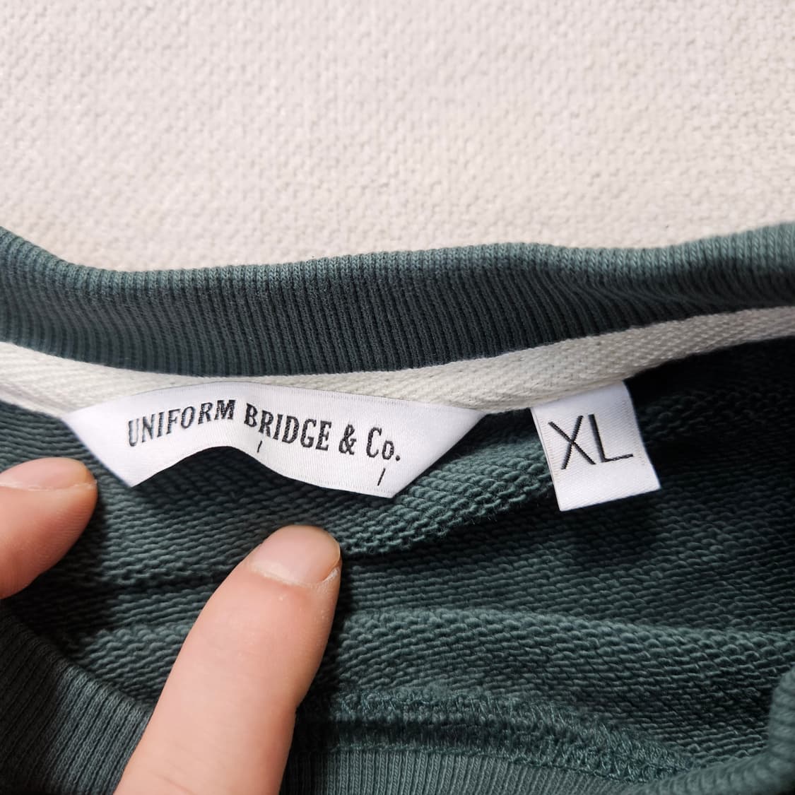 XL 유니폼브릿지 오버핏 로고 맨투맨 0323Y 상품이미지5