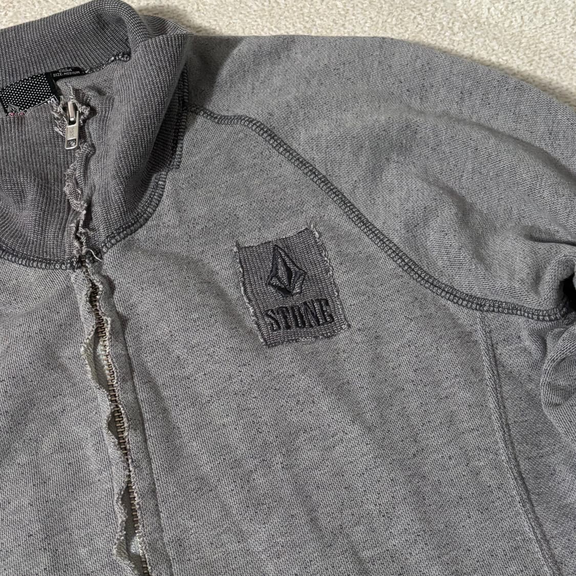 빈티지 volcom y2k 그레이 집업 상품이미지4