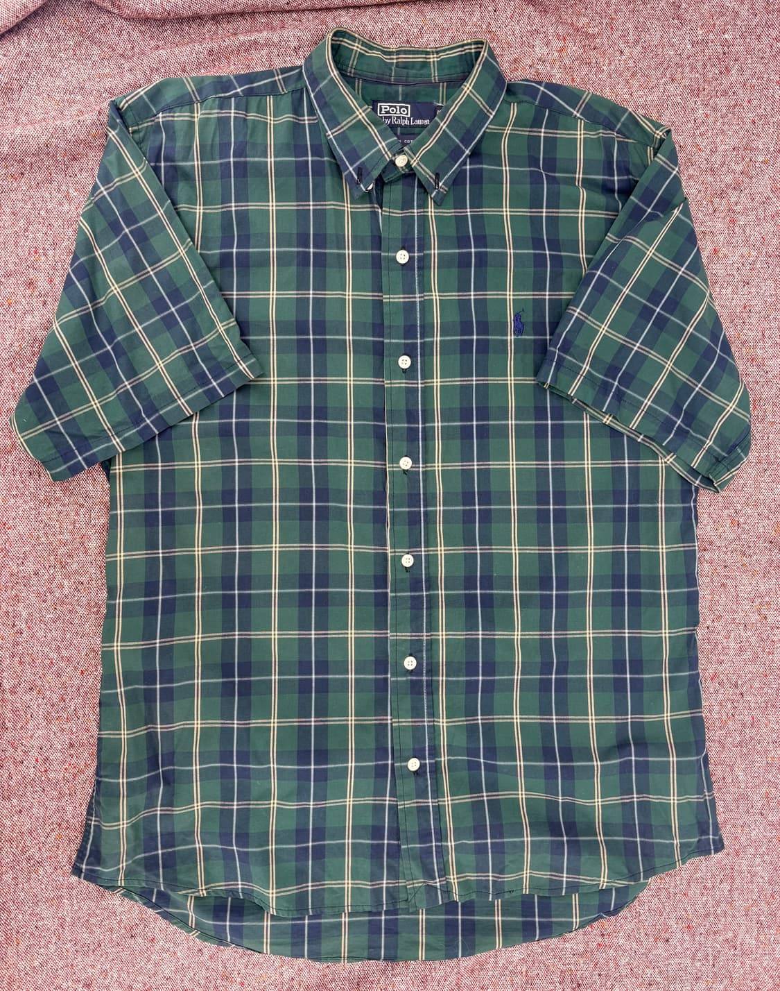 💚 Polo by Ralph Lauren 빈티지 체크 반팔 셔츠 상품이미지1
