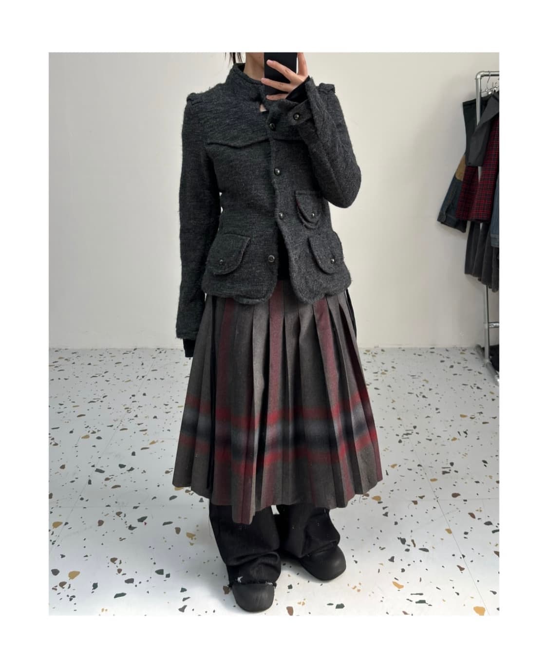 빈티지 니트 자켓 상품이미지1