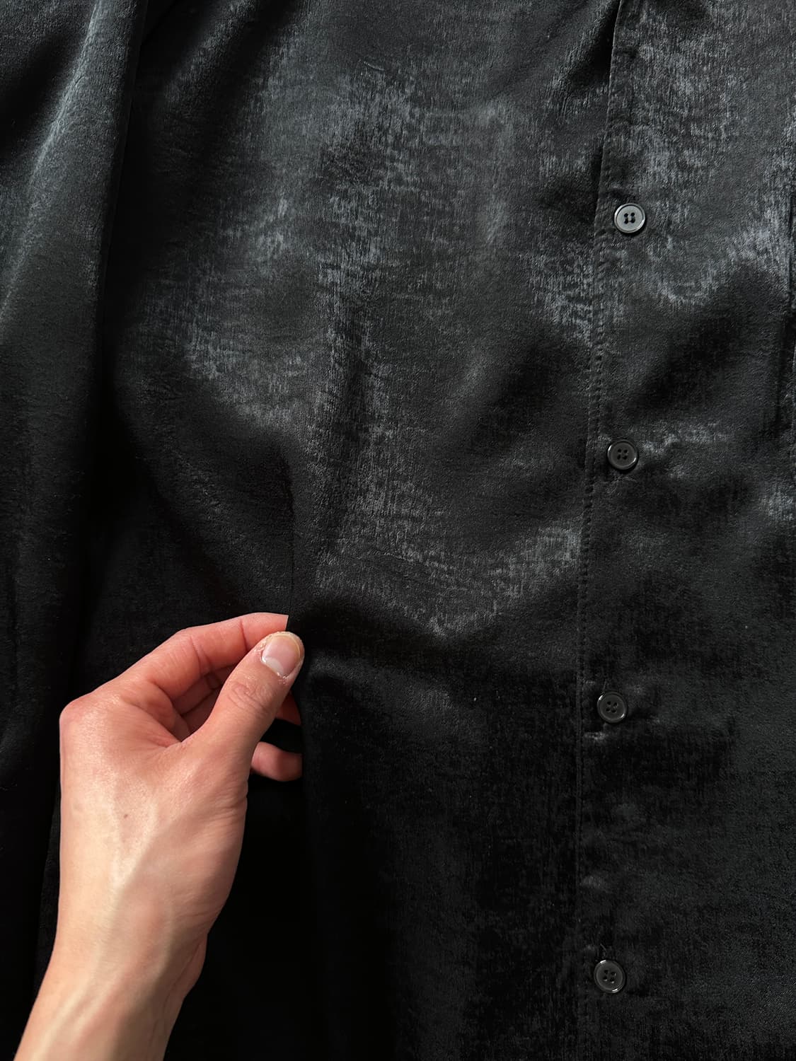 e rin ai e 비즈 디테일 & 실크 셔츠 상품이미지10