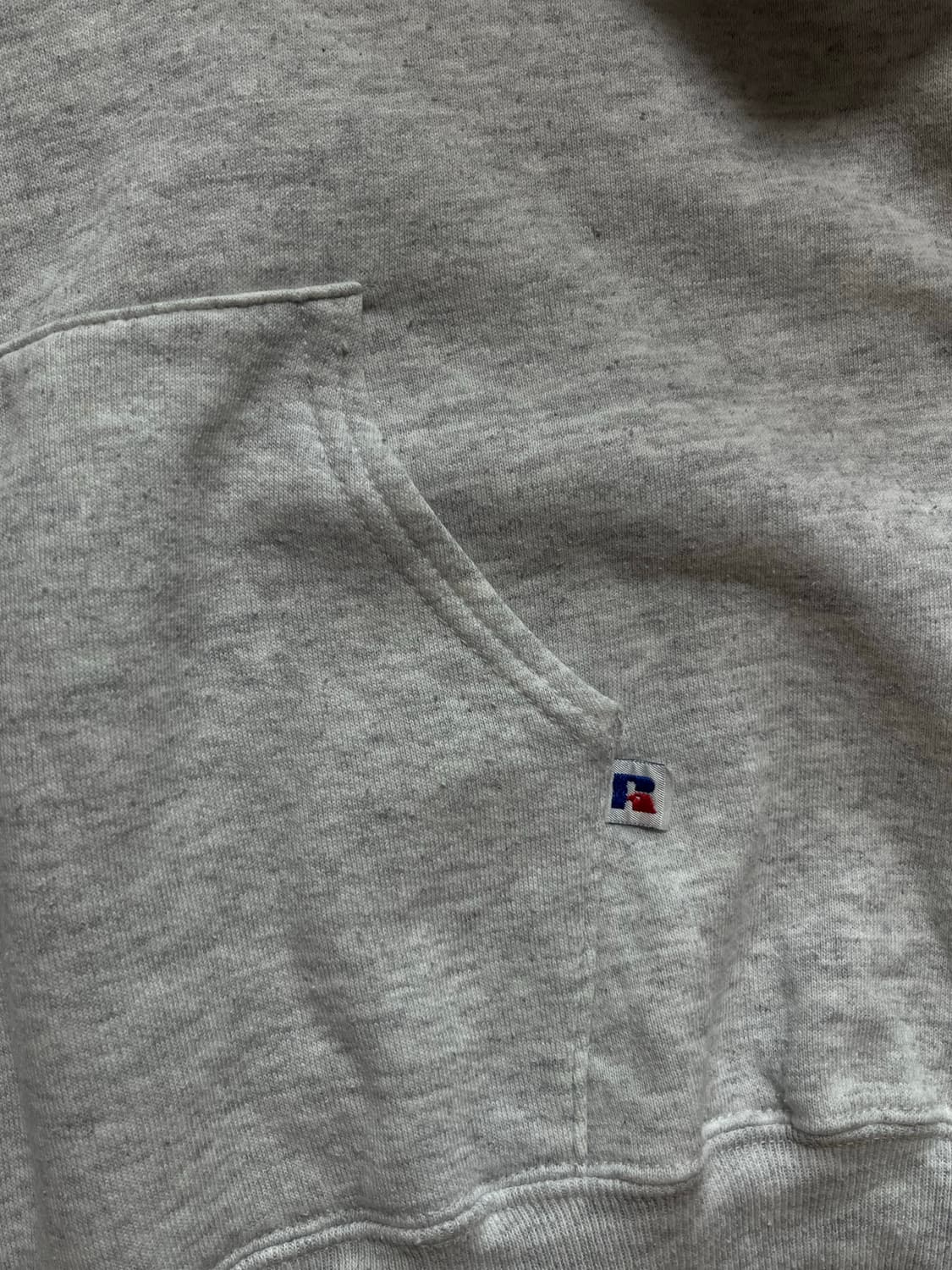 빈티지 USA 러셀 후드집업 XL 라이트 그레이 상품이미지5