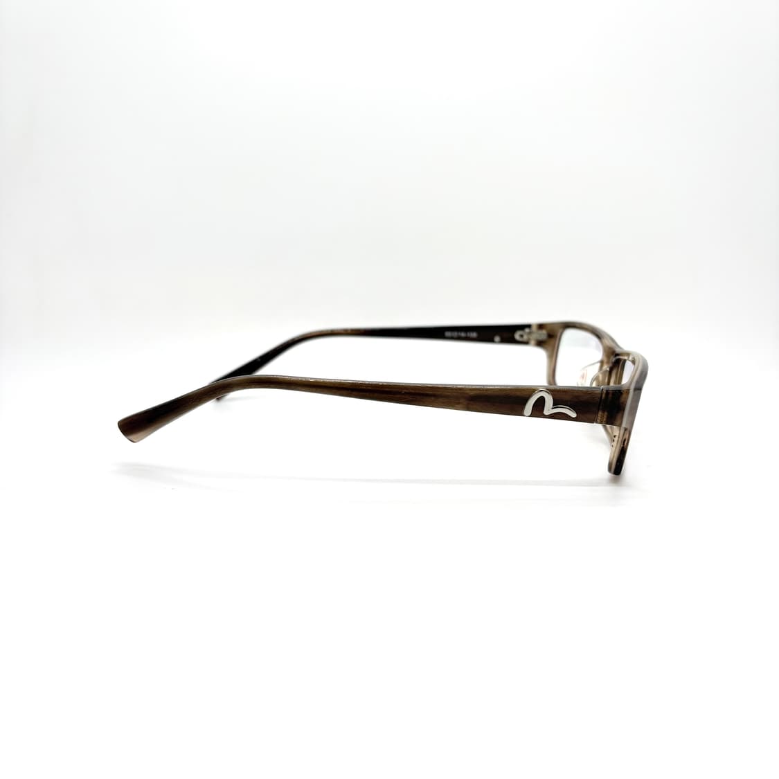 EVISU 에비수 라이트 브라운 스퀘어 뿔테 상품이미지5