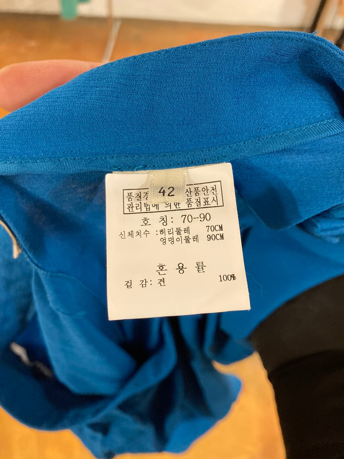 에르메스 린넨 혼방  7부 와이드 팬츠 상품이미지4