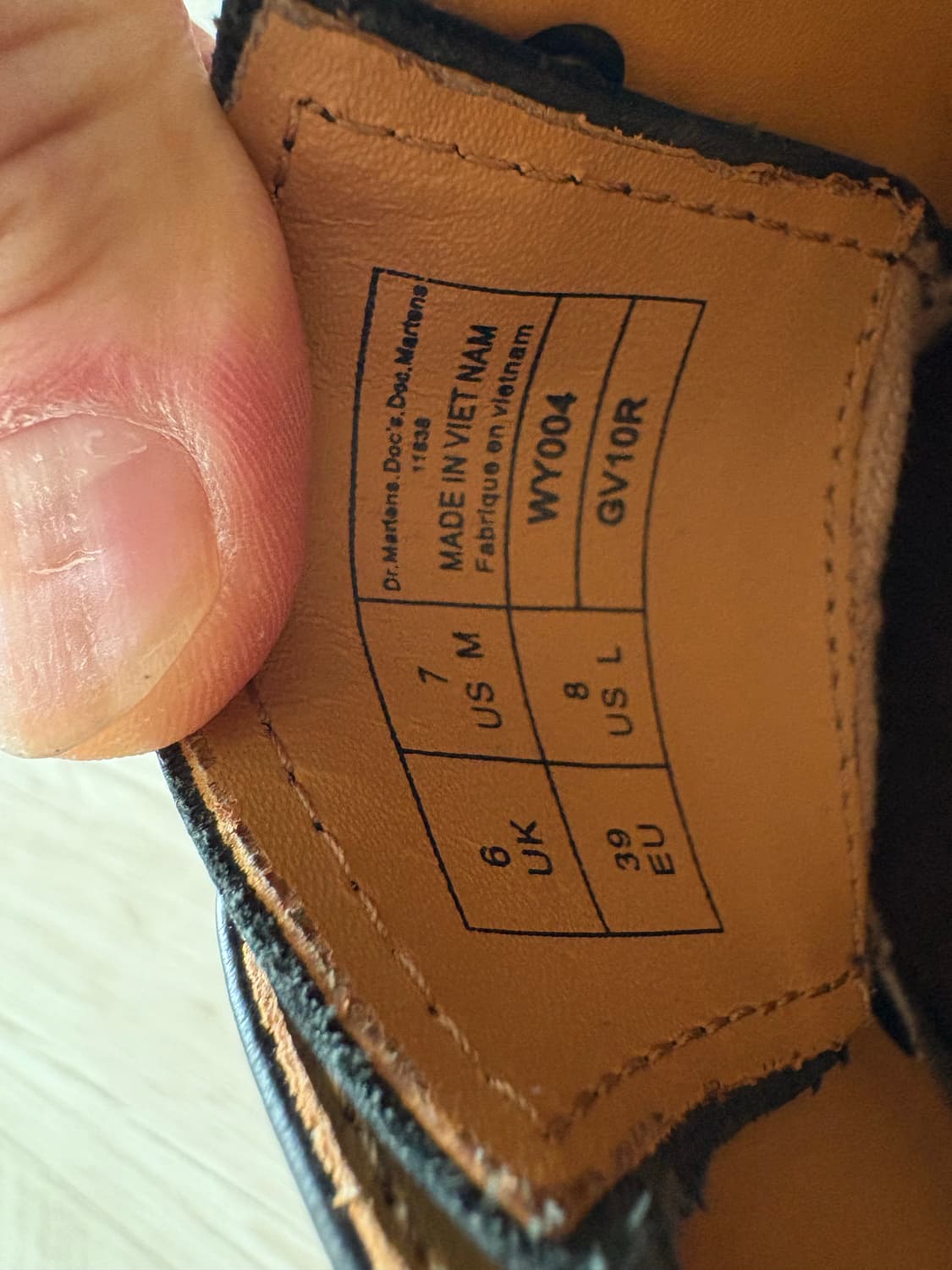 닥터마틴 1461 3홀 스무스 250 상품이미지7