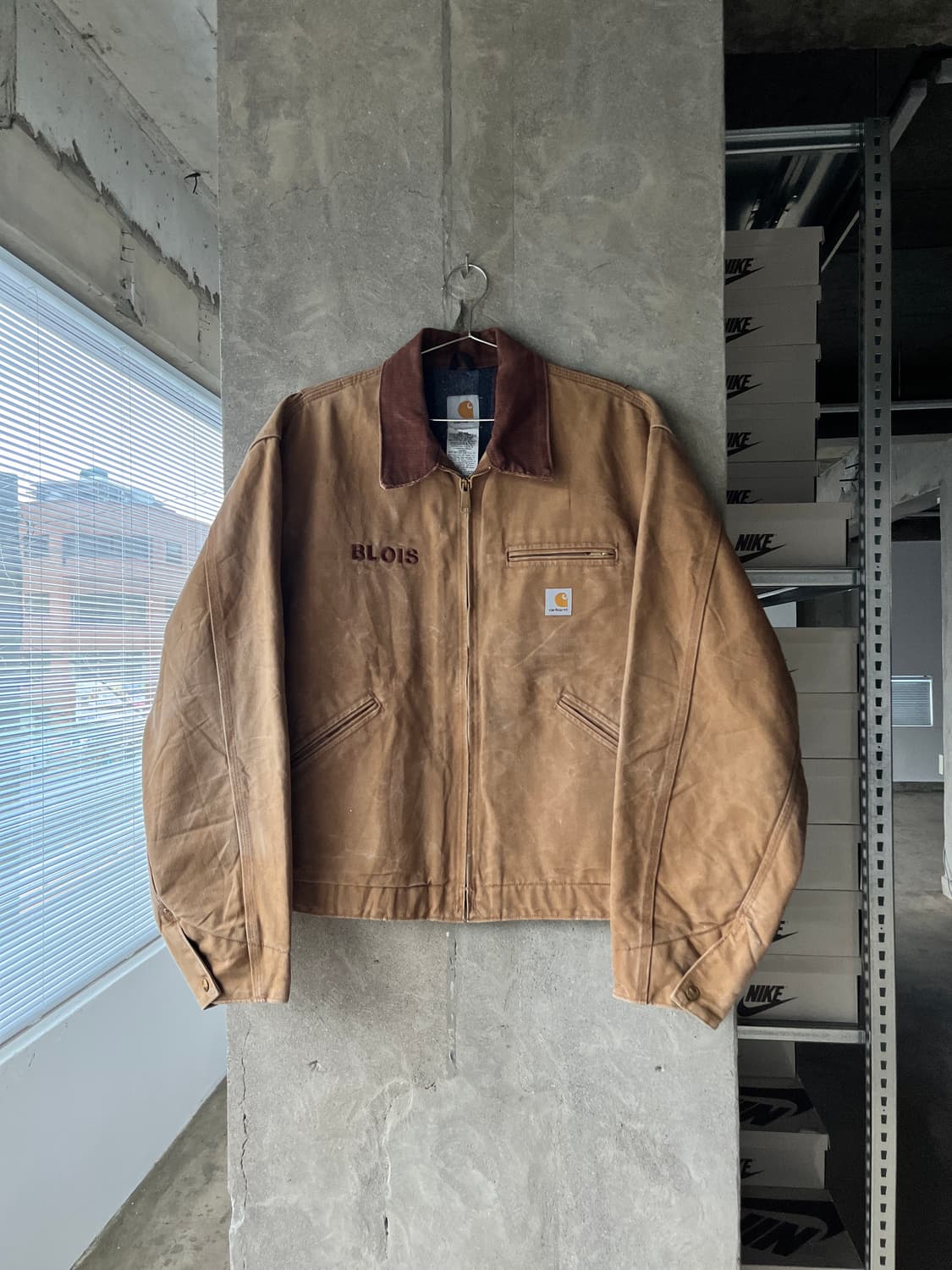 Vintage Carhartt Detroit Jacket Brown 상품이미지1