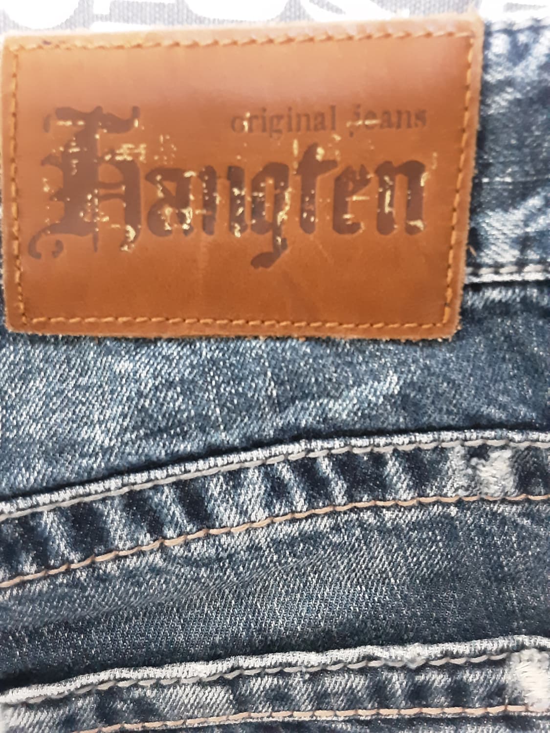 행텐 워싱 청바지 (정품) 상품이미지4