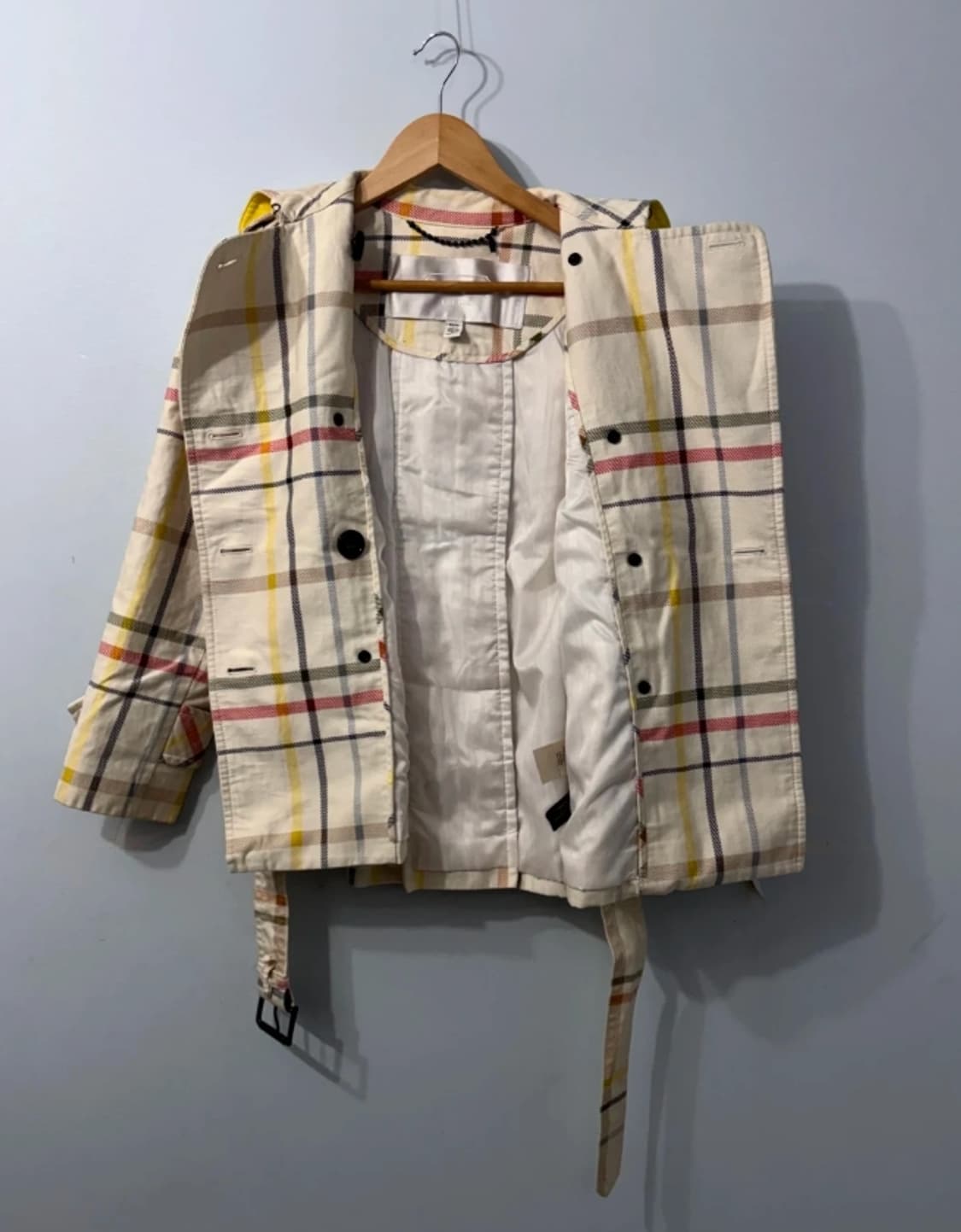 코치 여성 체크 트렌치 코트 ~55 상품이미지3