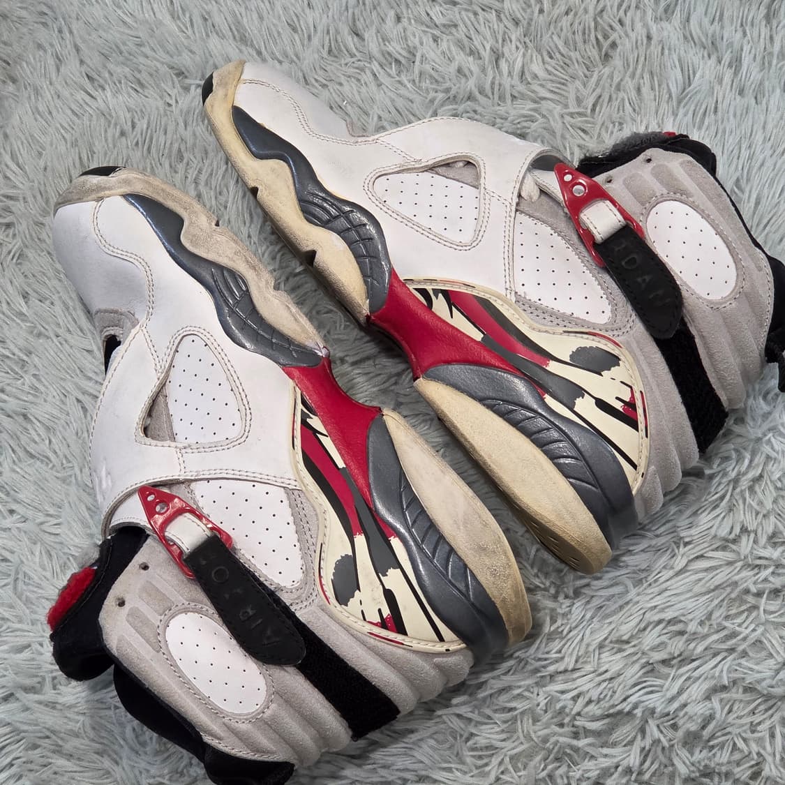 1a-27:나이키 에어 조던 8 레트로 GS유소년용(240) 상품이미지8