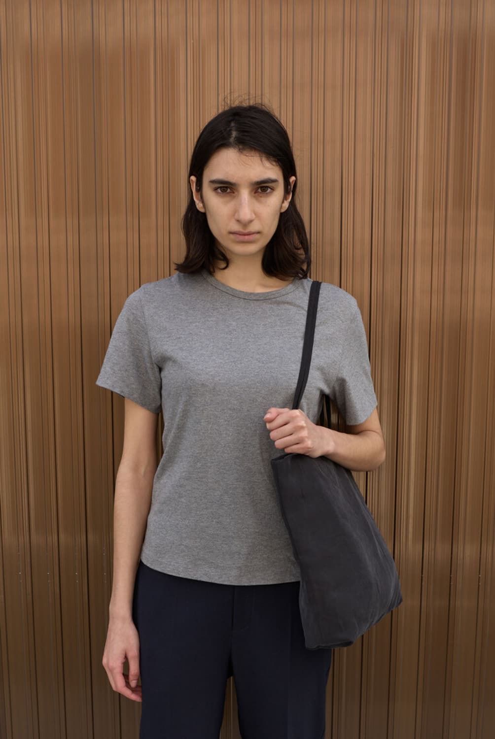 구매) 머듈 프렌치 티셔츠 그레이 2 상품이미지1