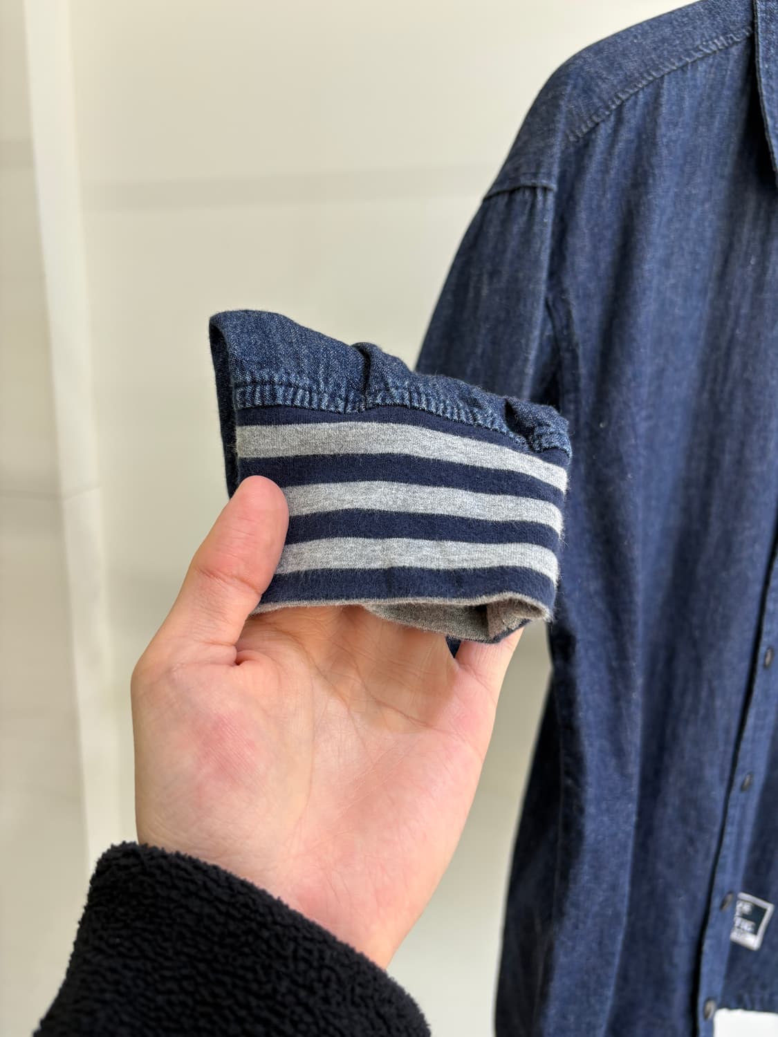 GYM MASTER 데님셔츠 상품이미지4