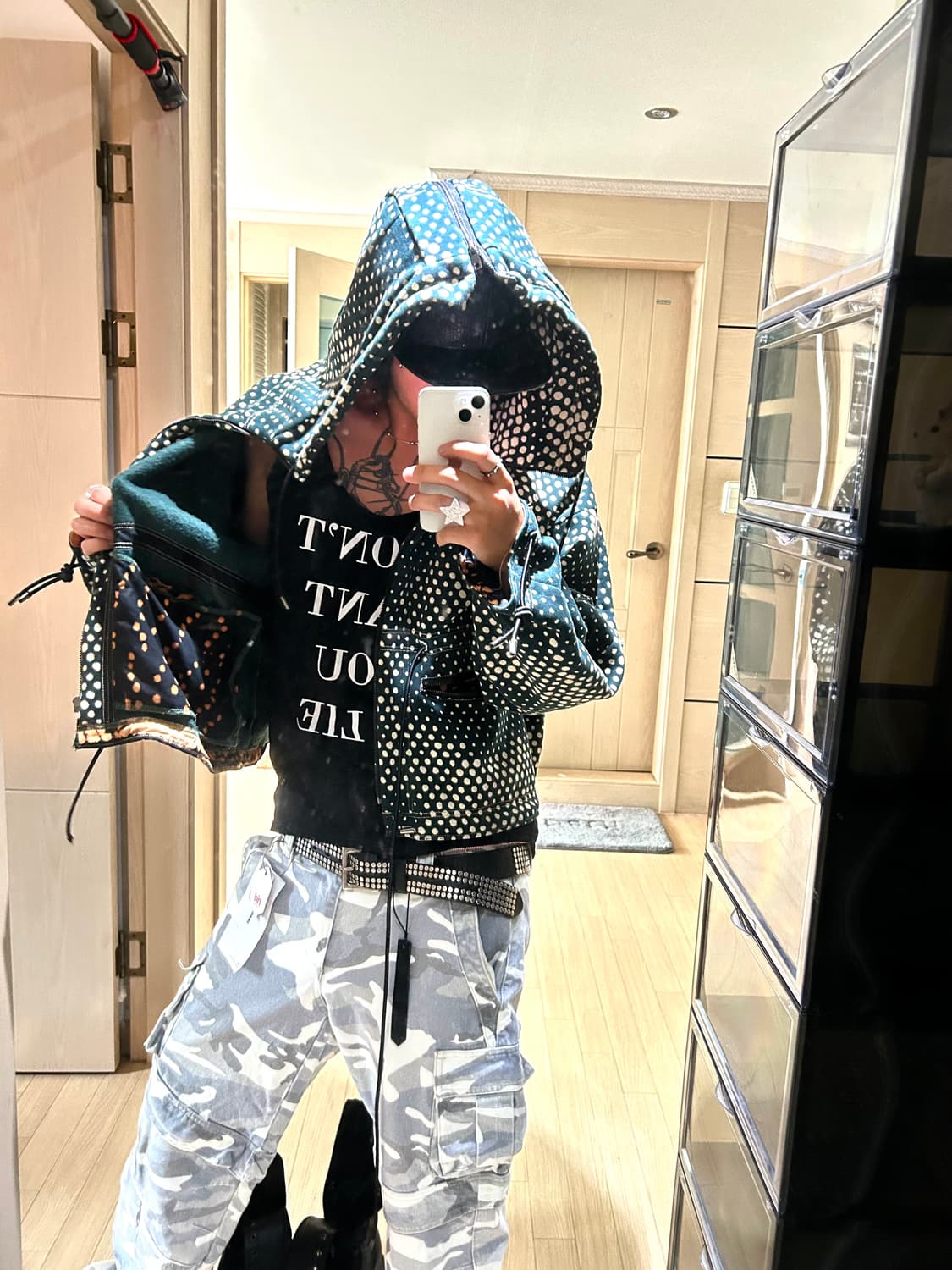 Degremont Bleached Multi Hoodie Jacket 상품이미지8