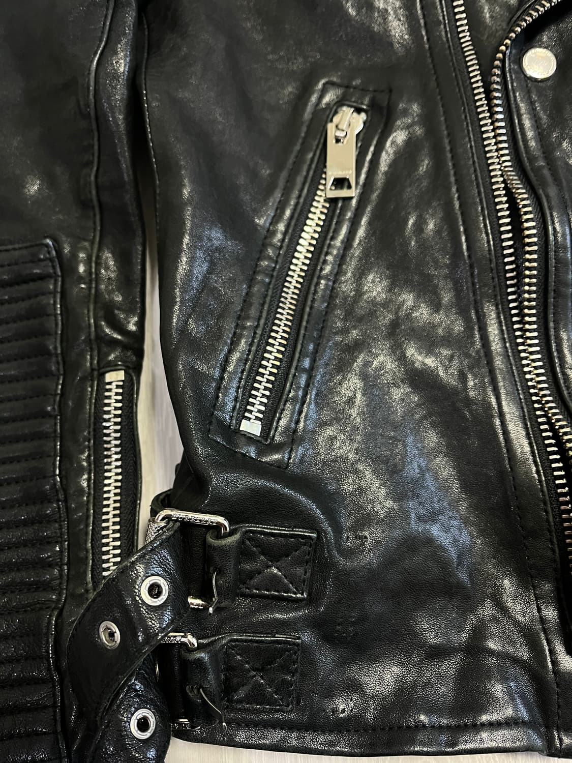 프로썸st 양가죽자켓 L  상품이미지8