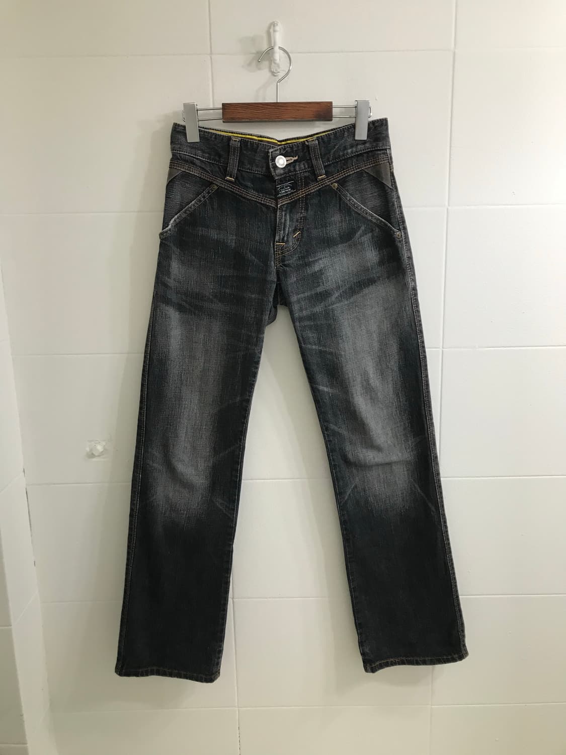 빈티지 에드윈 펑크 스트릿 퍼자켓 코디 세트 상품이미지7