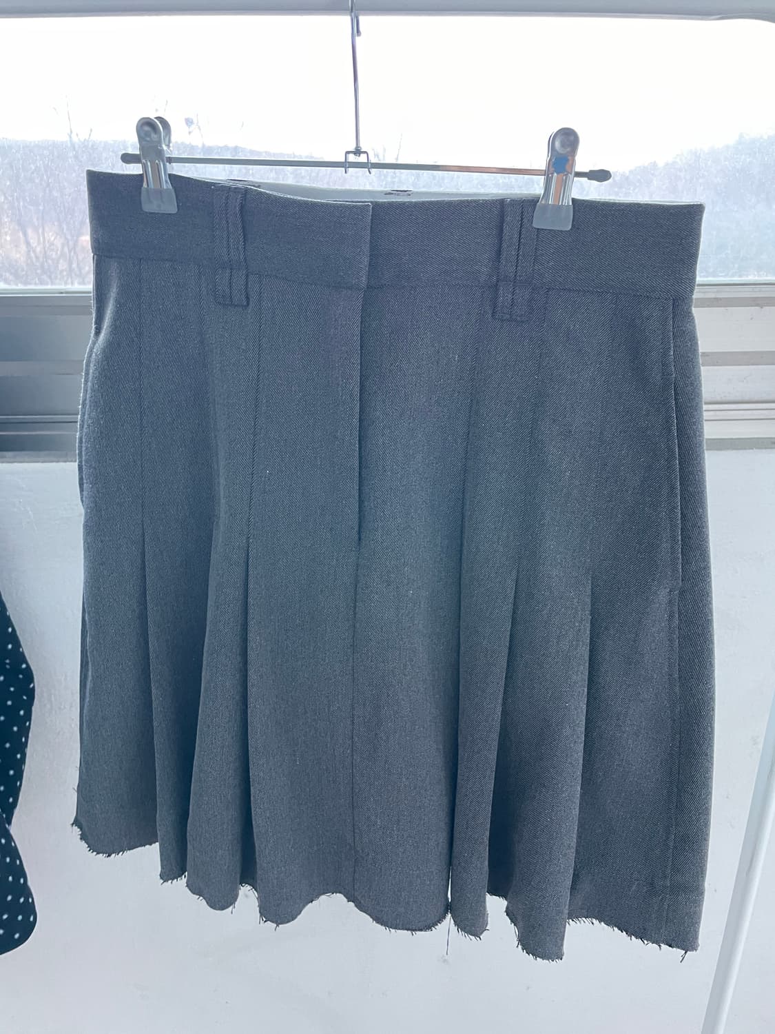 partimento women cut off pleats skirt 상품이미지3