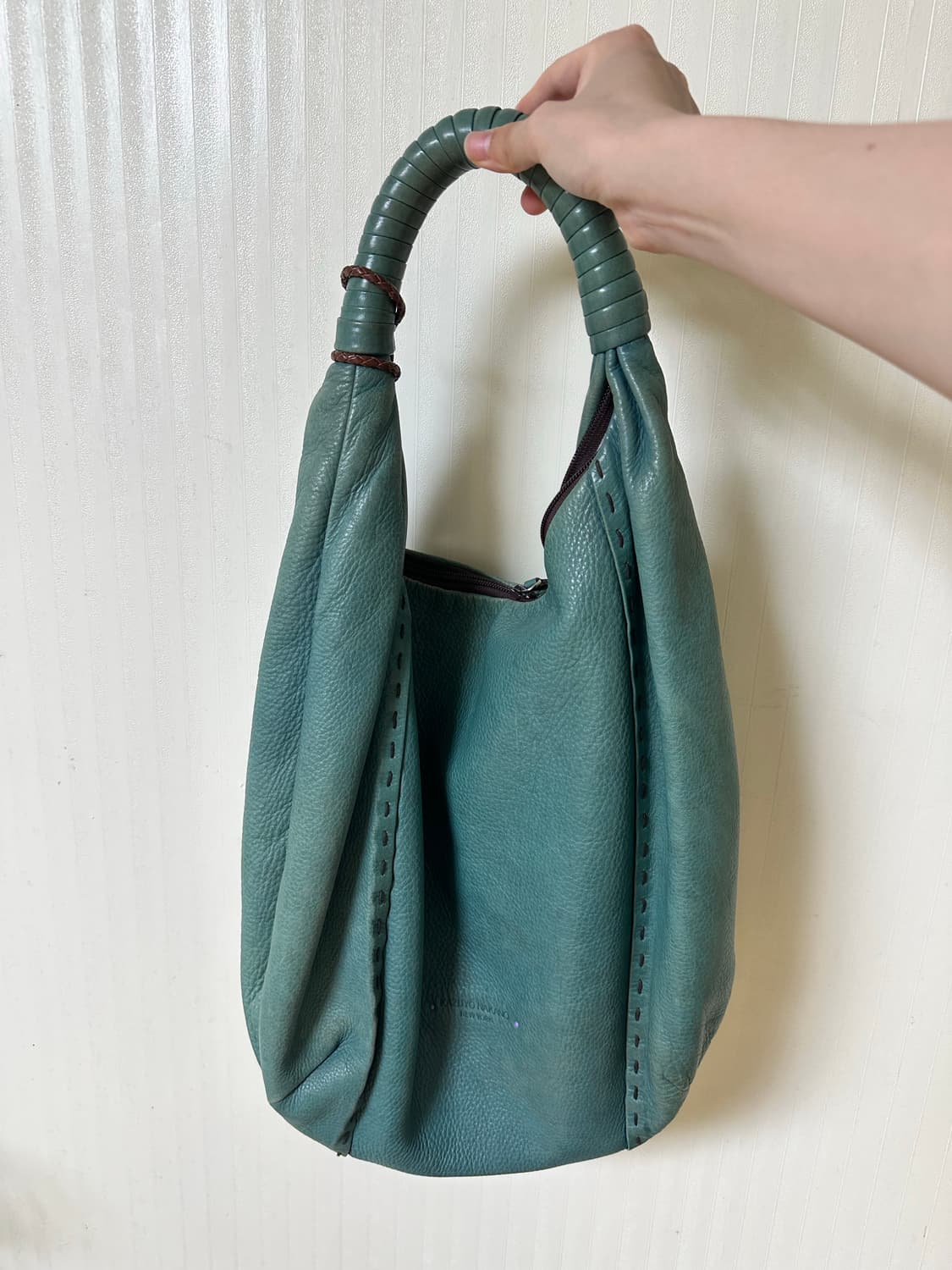 Kazuyo nakano leather bag mint 상품이미지1