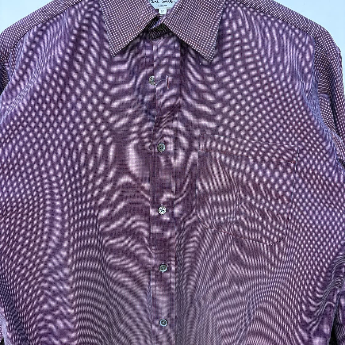 폴스미스 퍼플 긴팔 셔츠 남성 M 상품이미지2