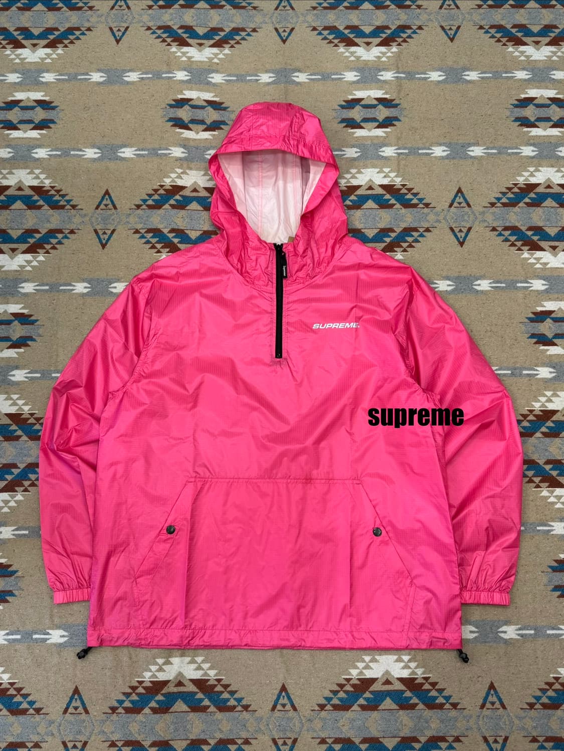 [L] 슈프림 패커블 립스탑 풀오버 핑크(+패커블백) 상품이미지1