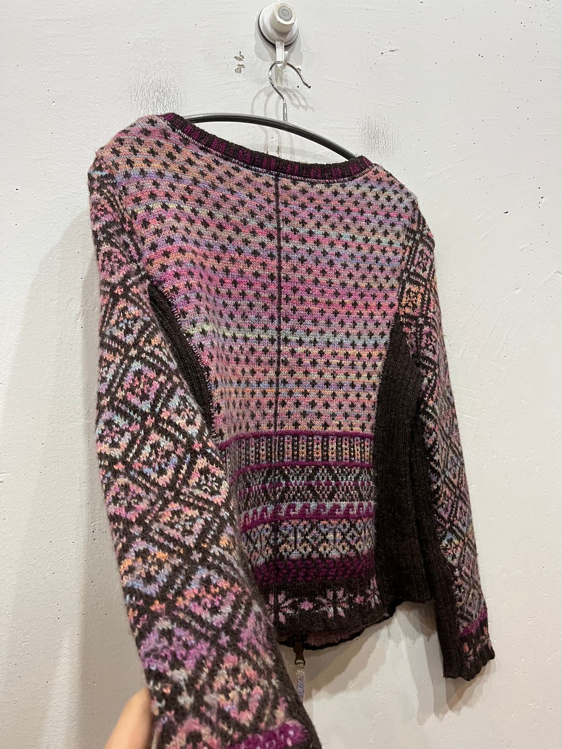 royal ascot 노르딕 니트집업 우먼즈 Made in JAPAN  상품이미지5