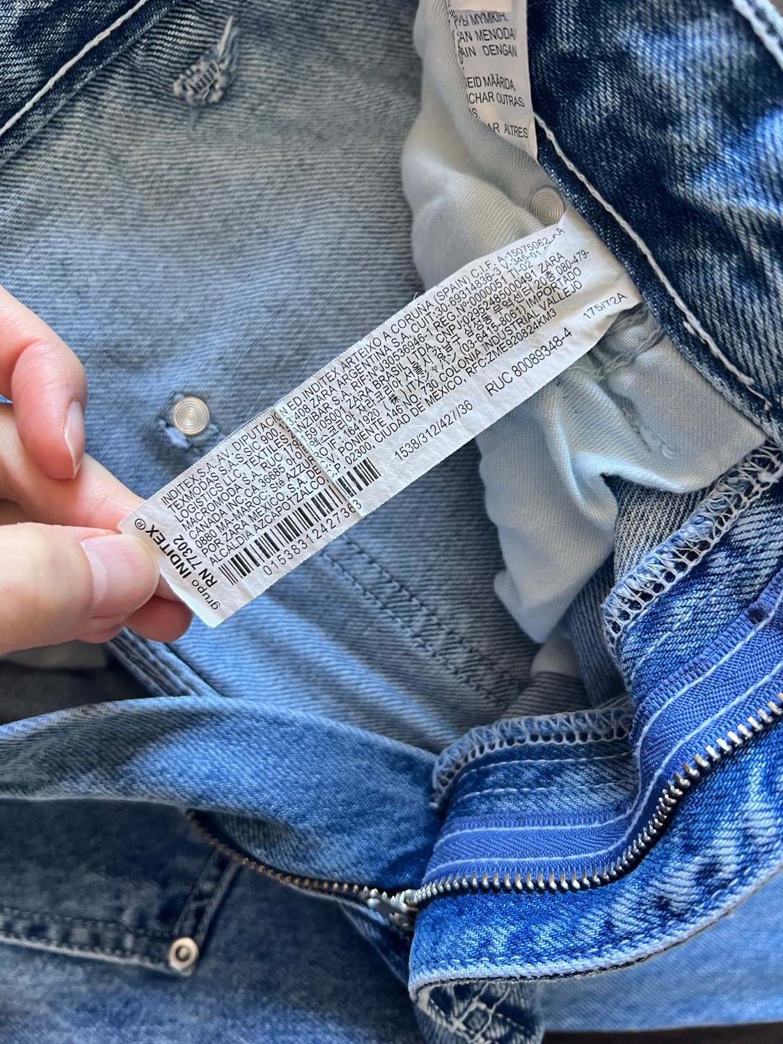 자라 더블니 팬츠 상품이미지4