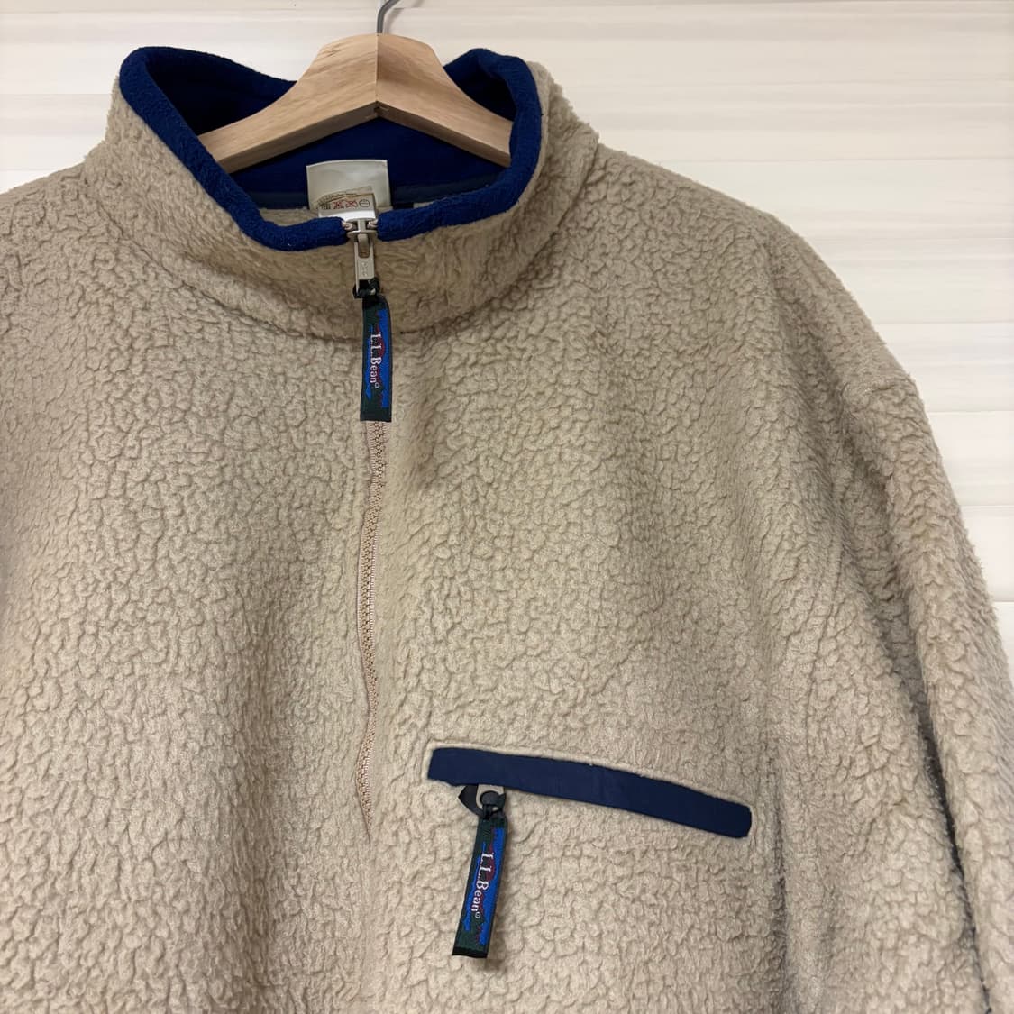 90s 빈티지 엘엘빈 LL Bean 하프집업 플리스 후리스 칸예 XL 상품이미지5