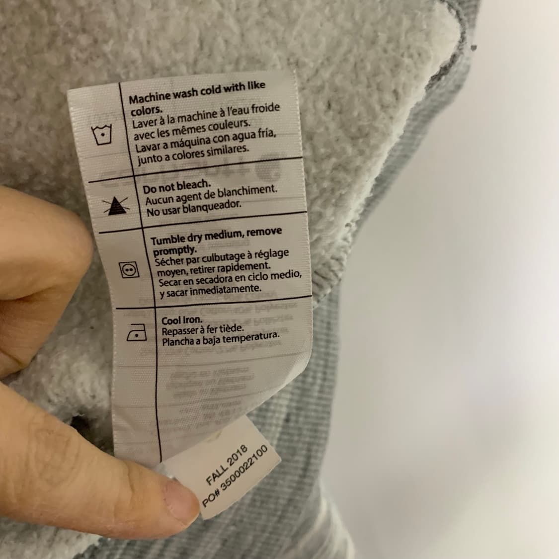 칼하트 스트라이프 하프집업 반집업 후드티 그레이 XXL 빈티지 상품이미지8