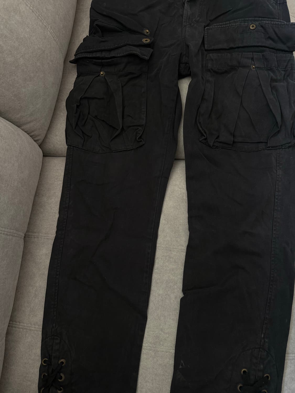 justcavalli 멀티포켓 레이스업 카고 팬츠 상품이미지1