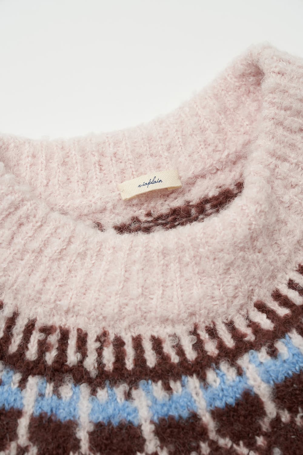 VIA JACQUARD HALFNECK KNIT 상품이미지6