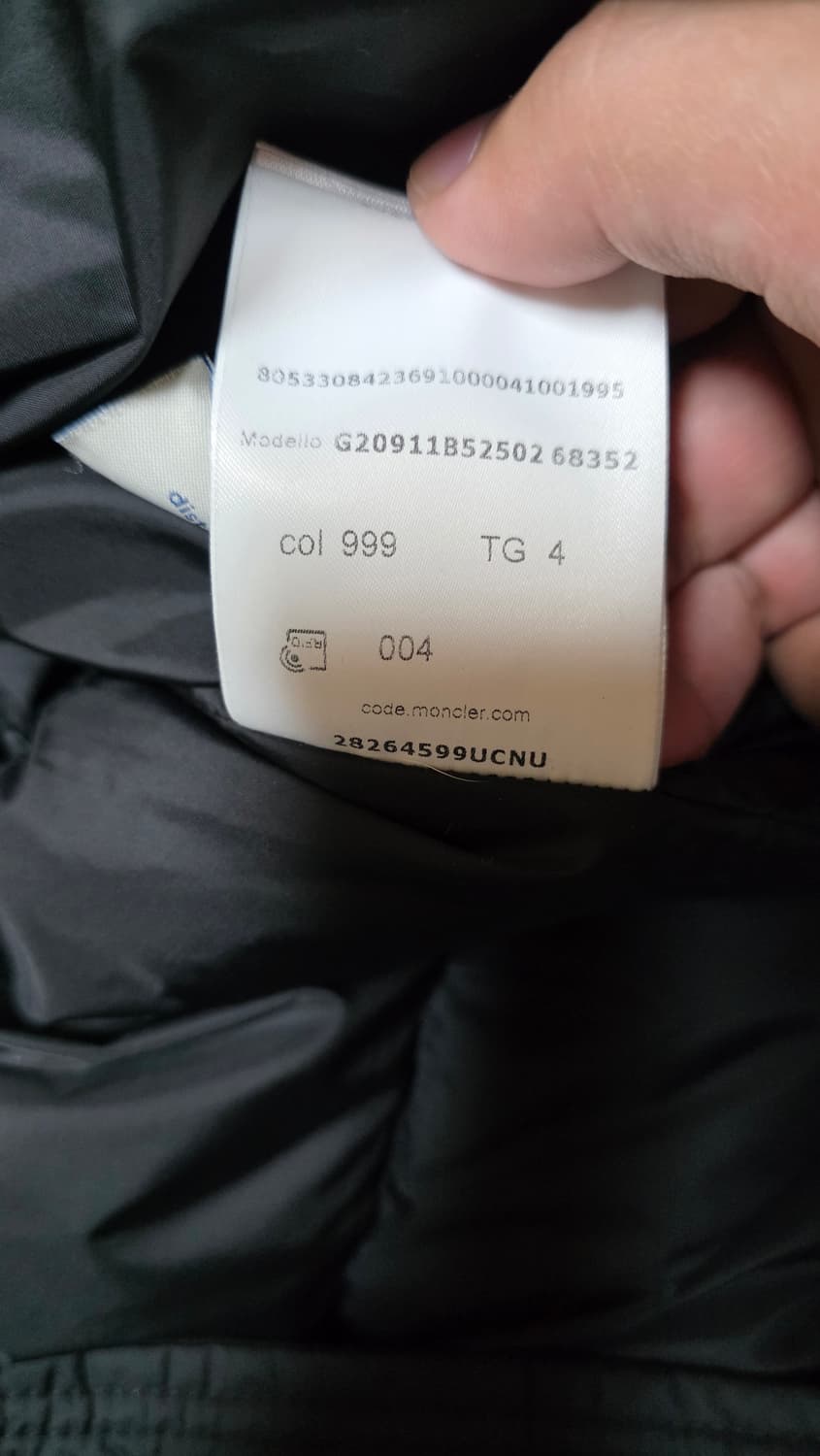 [새상품급,4]몽클레어 클루니 블랙 리얼퍼 상품이미지6