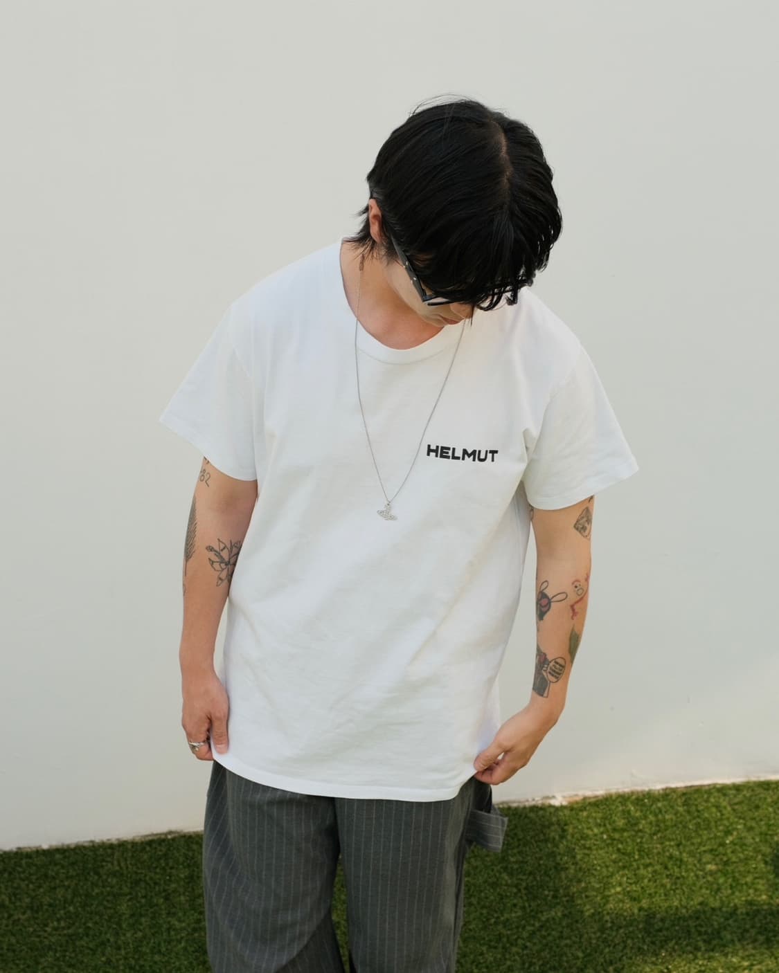 헬무트랭 18SS In Lang We Trust 티셔츠 상품이미지8