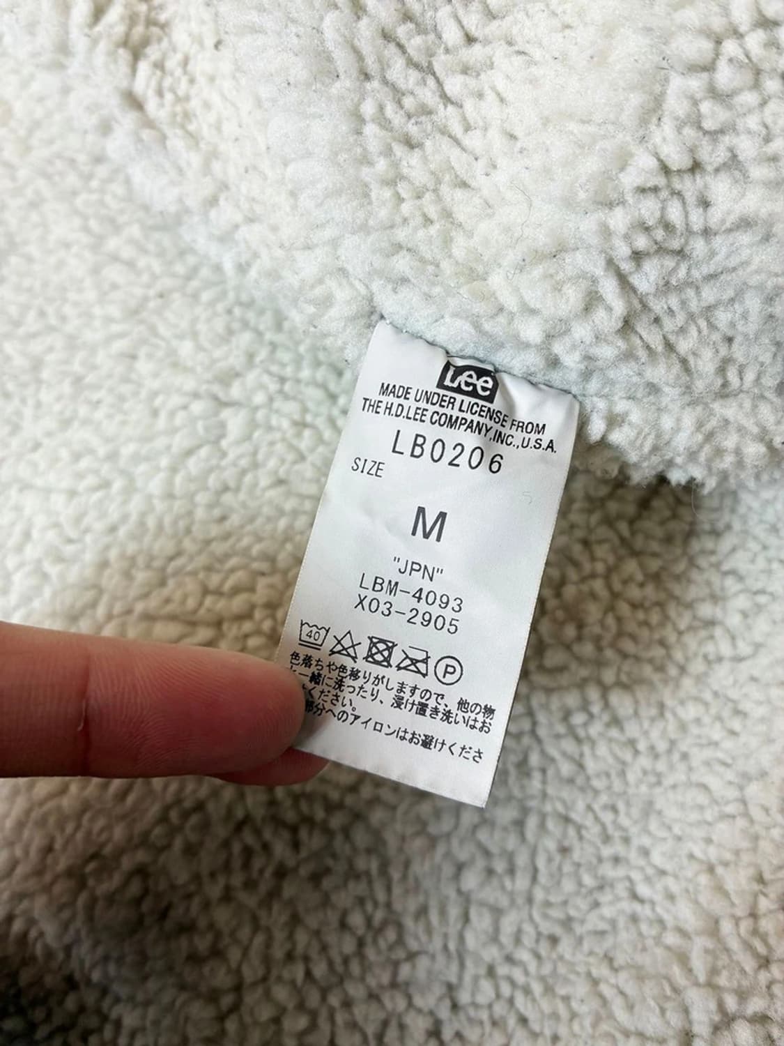 Lee 리 00's 재팬 쉐르파 코듀로이 자켓 PN6669 상품이미지9