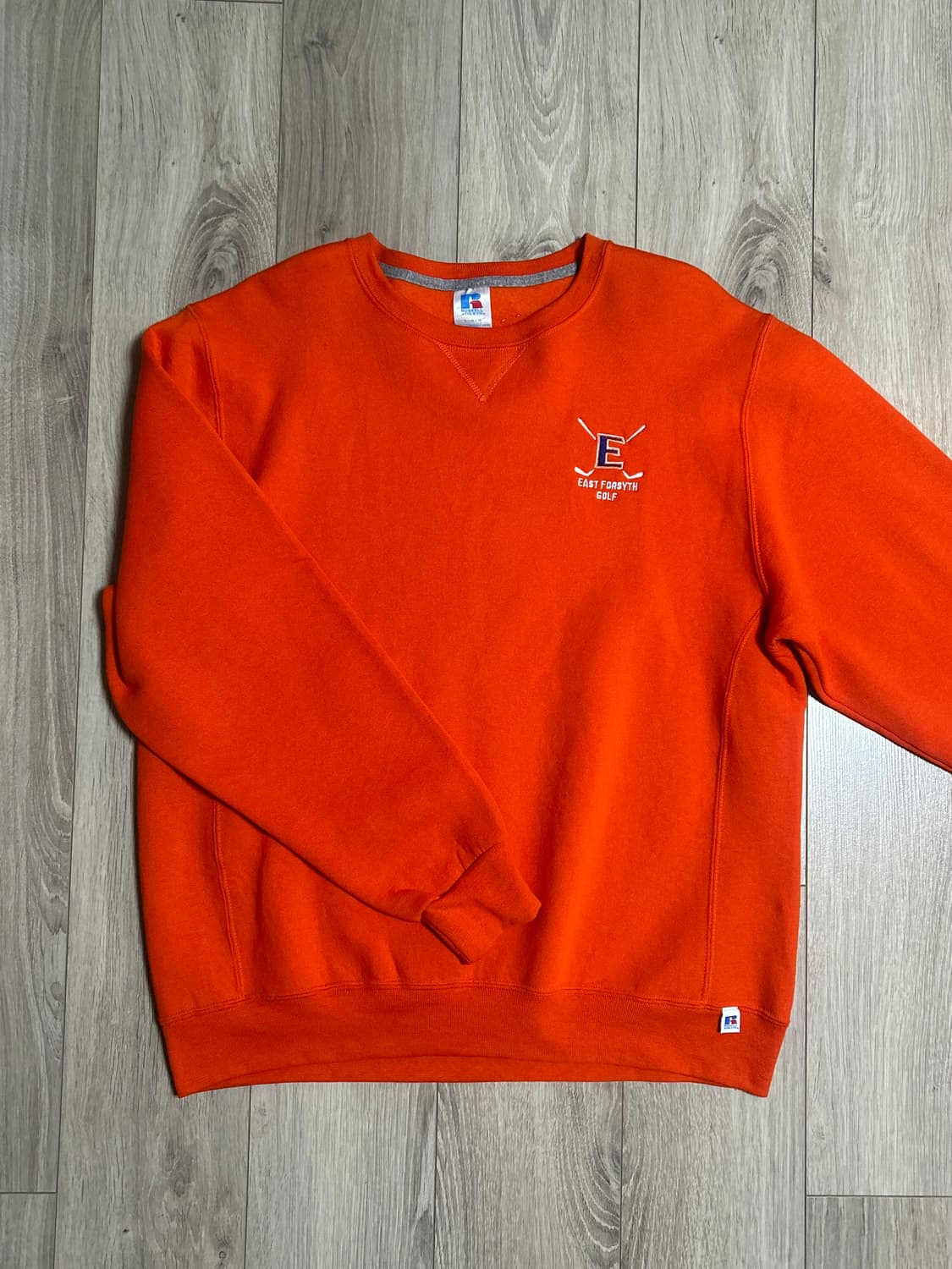 Russel 러셀 오렌지 맨투맨 L 상품이미지1