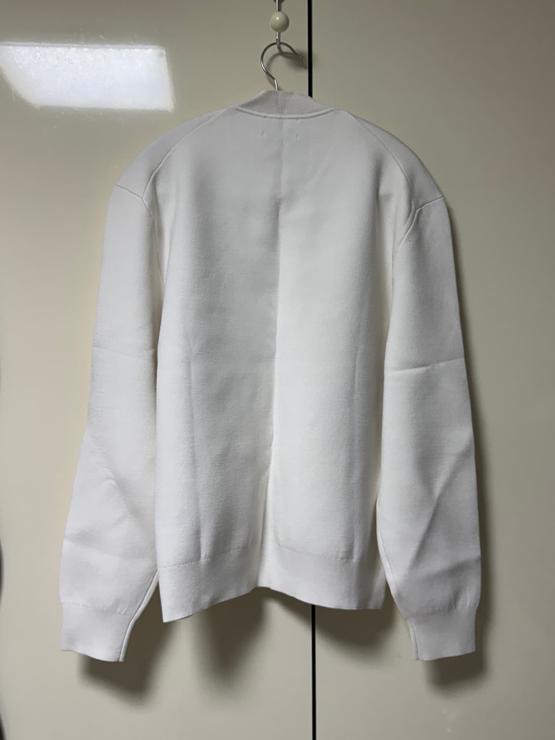 COS 코스 더블페이스 보머 넥 니트 스웨터 S 오프화이트 상품이미지4