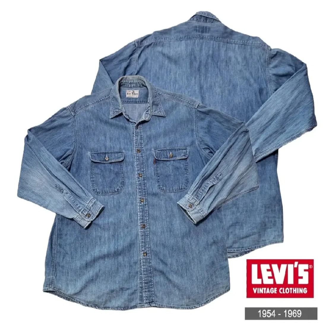 (L) LVC 60s OG 리바이스데님셔츠 리바이스오렌지탭 levis 상품이미지1