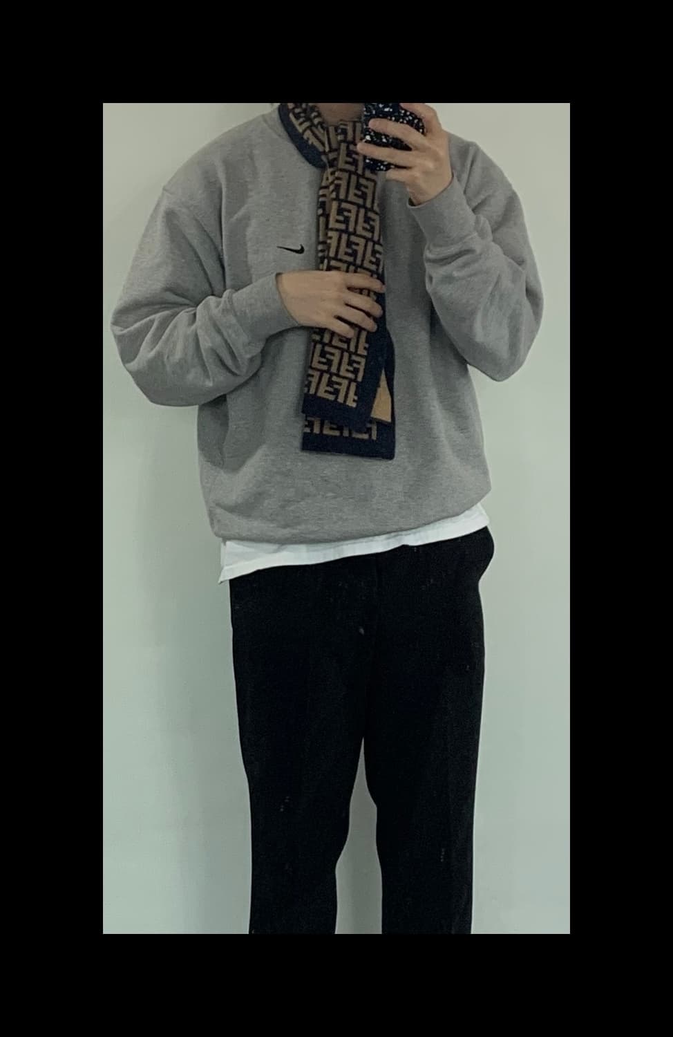 신형 펜디 쥬카 양면 올로고 머플러(정품) 상품이미지2