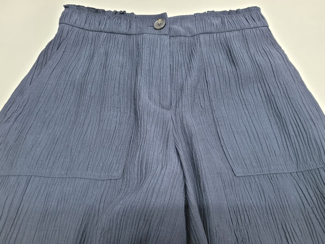 BENETTON 25SS  베네통 레이온 와이드 팬츠 / 여 67 네이비 상품이미지3