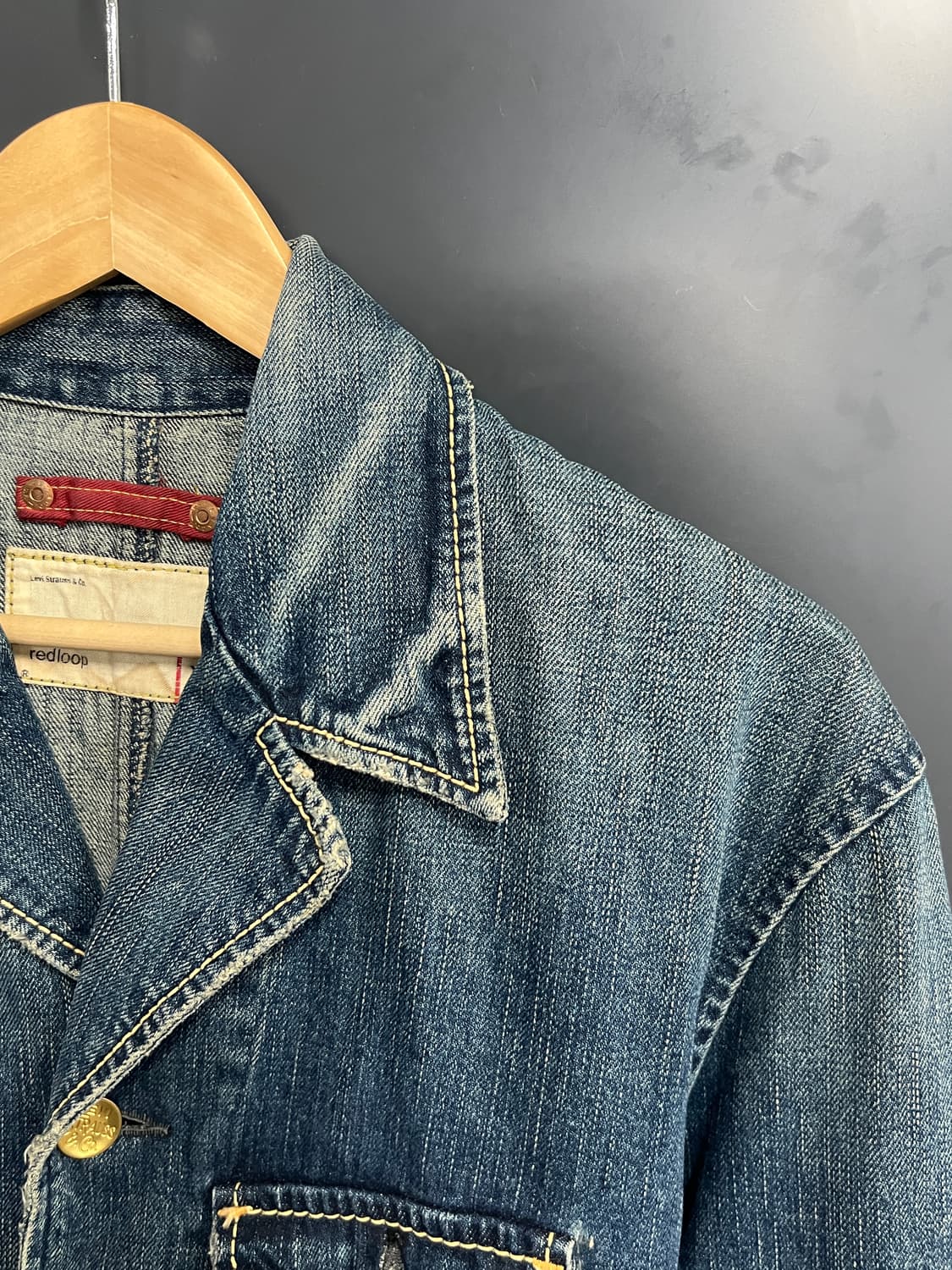 Levis 리바이스 레드룹 제팬 데드스탁 데님 자켓 상품이미지6