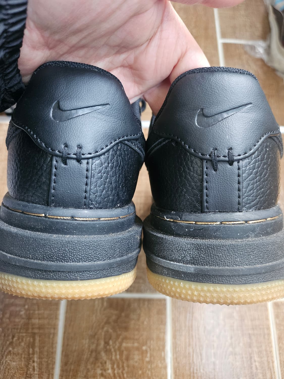 나이키에어포스1 럭스 블랙255 상품이미지6