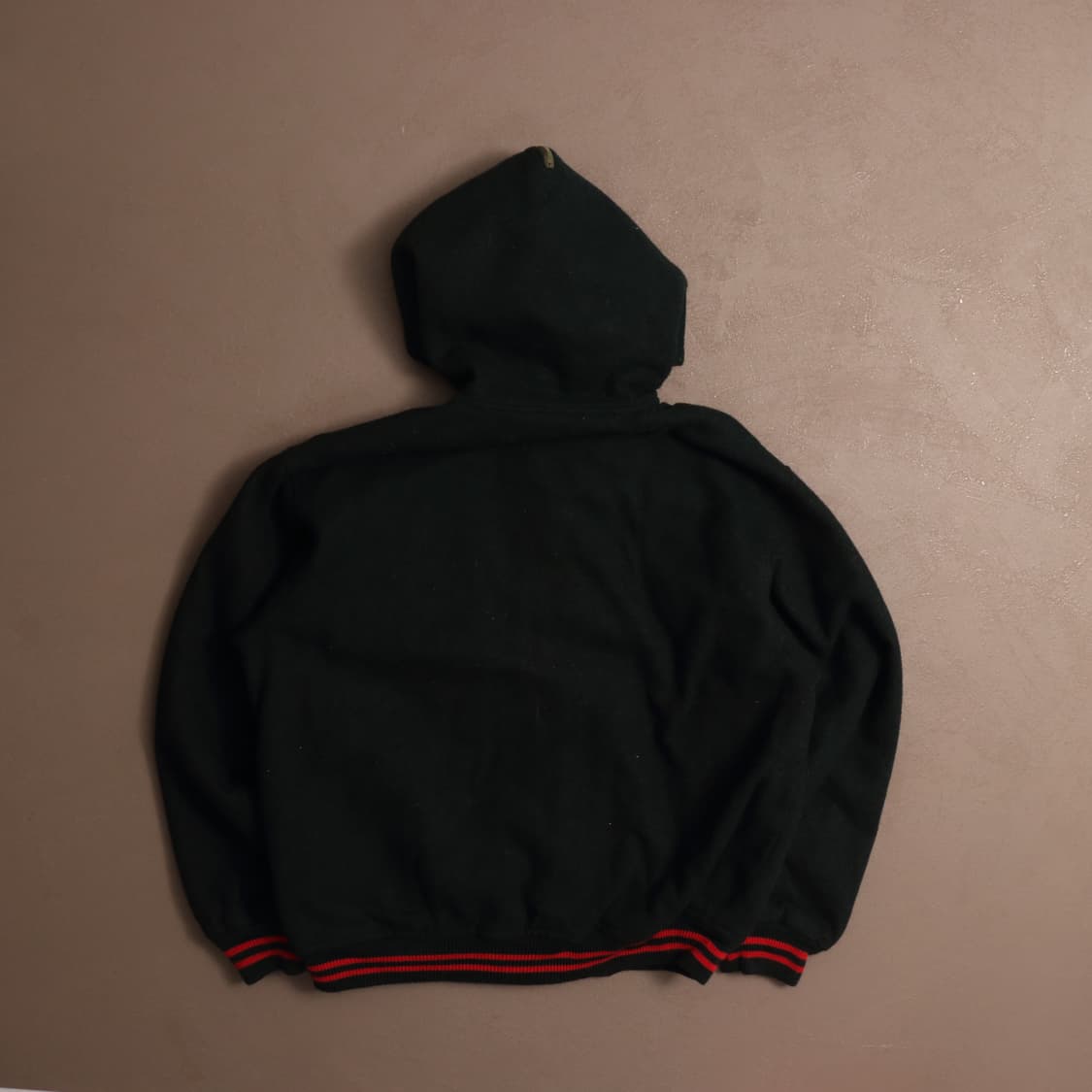 90's 일본빈티지 울 봄버 후드자켓 A1507 상품이미지5