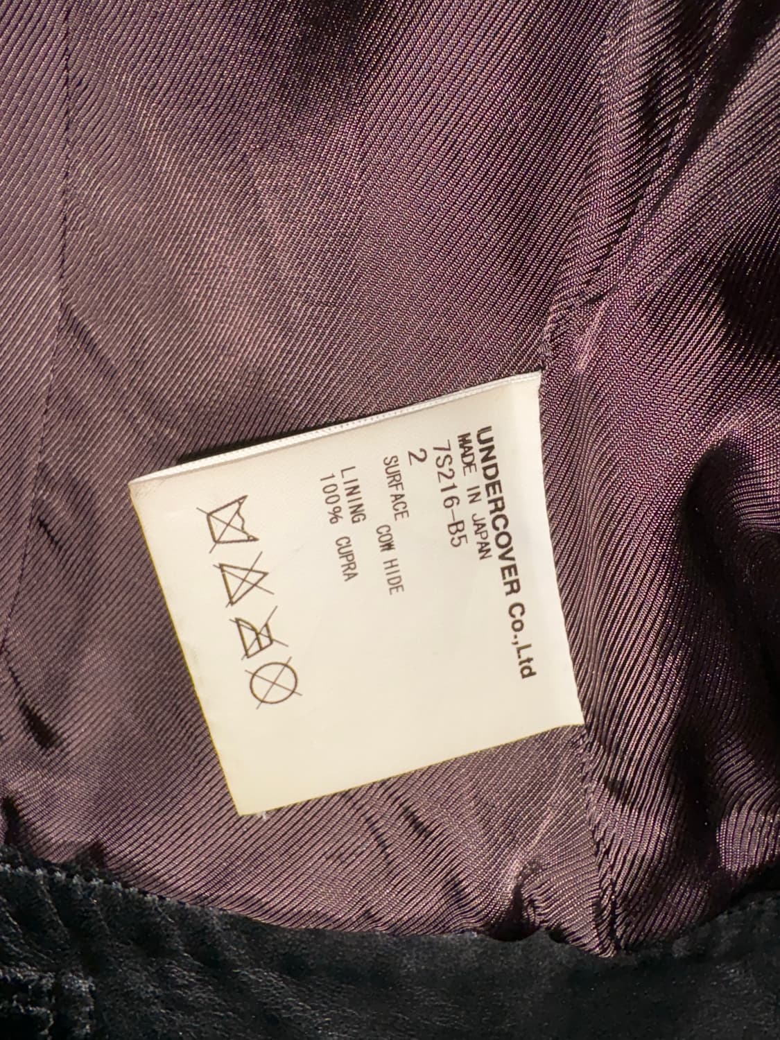 SS07 UNDERCOVERISM Leather Riders Jacket 상품이미지5