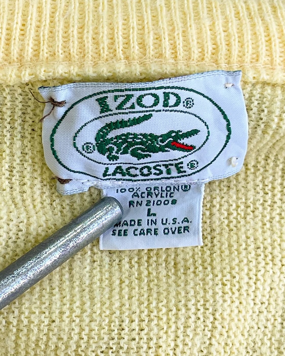 Vintage Lacoste Izod Sweater L 상품이미지2