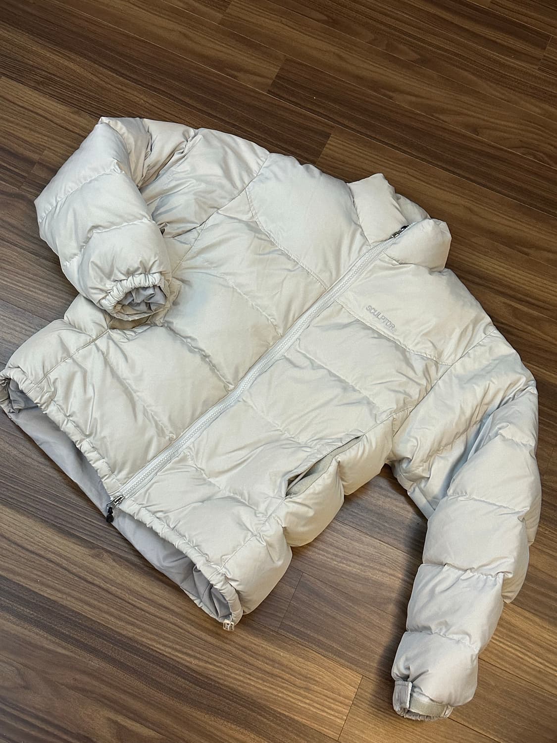 SCULPTOR 숏패딩 L 아이보리 상품이미지2