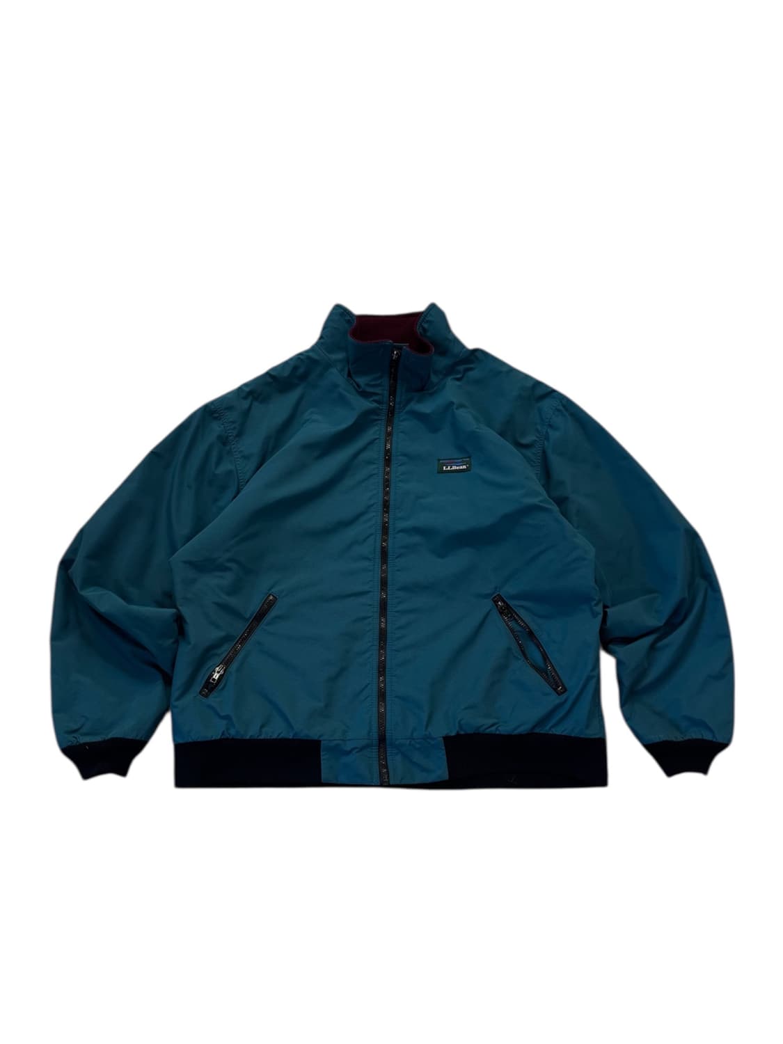 90s 엘엘빈 웜업 플리스 라이닝 자켓 상품이미지1