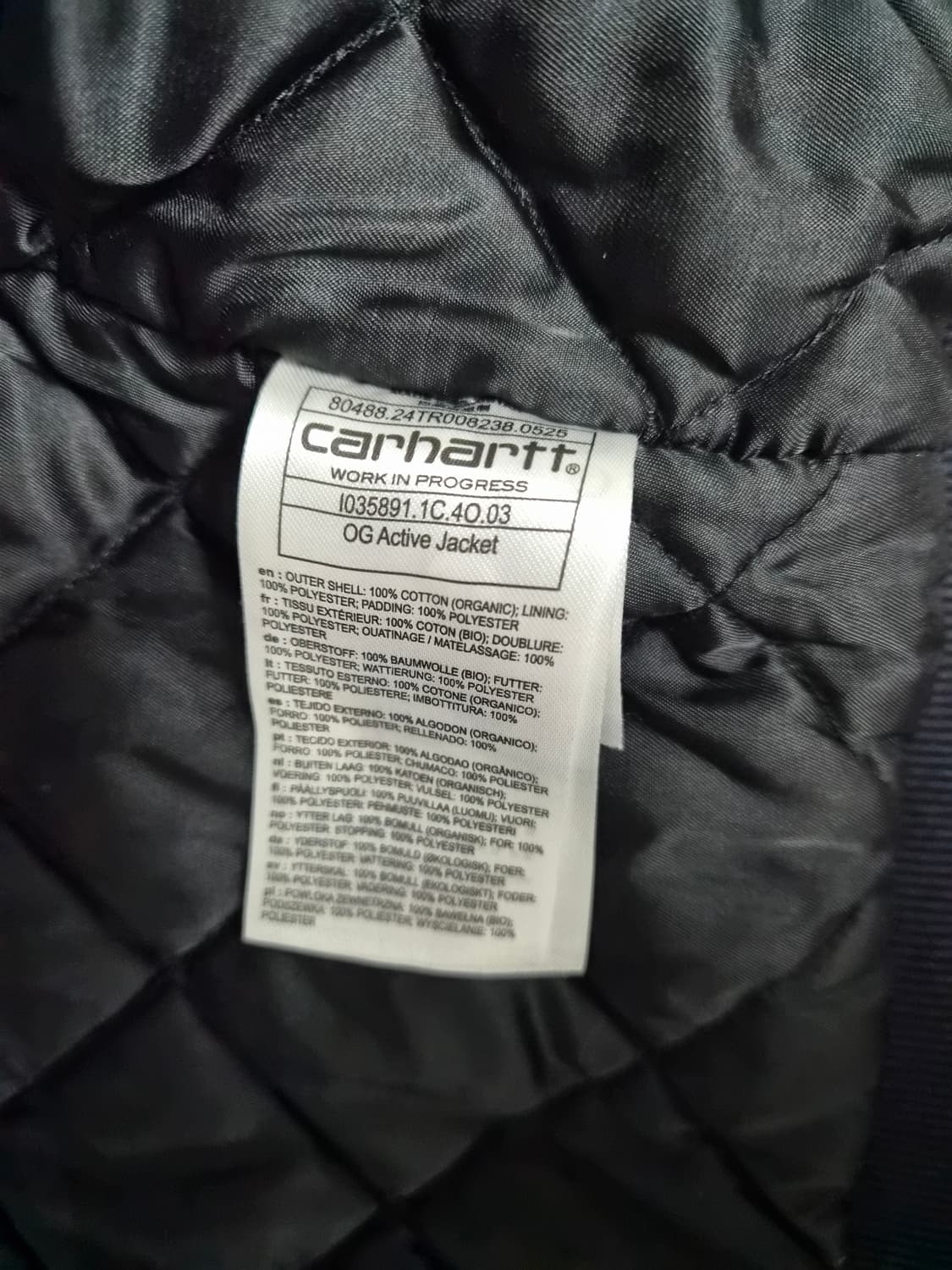 25fw 칼하트윕 액티브 OG 다크네이비 M 상품이미지3