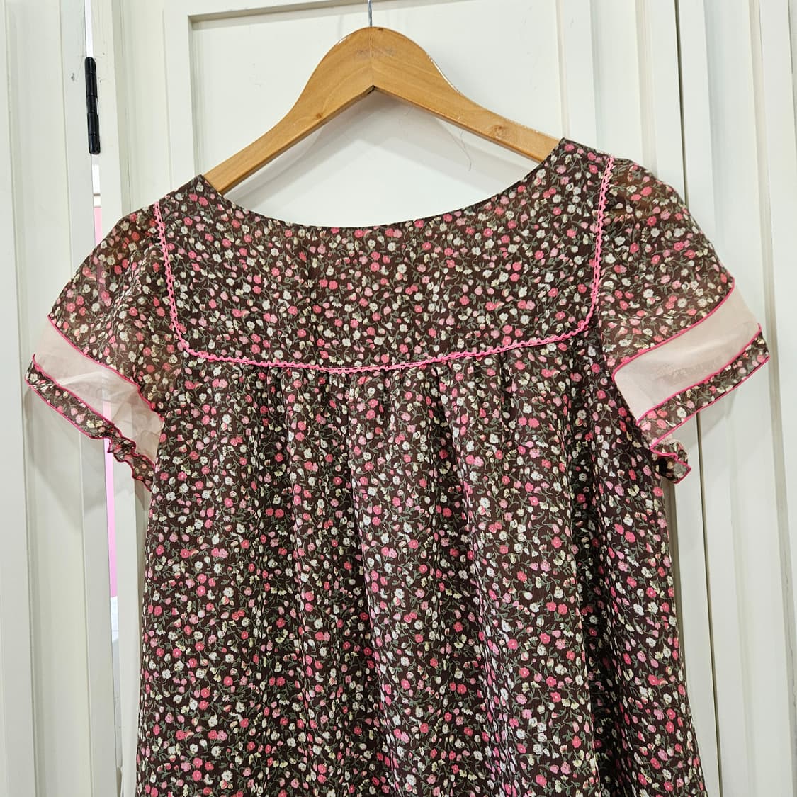 스나이델(snidel) 잔플라워 쉬폰 원피스 상품이미지5