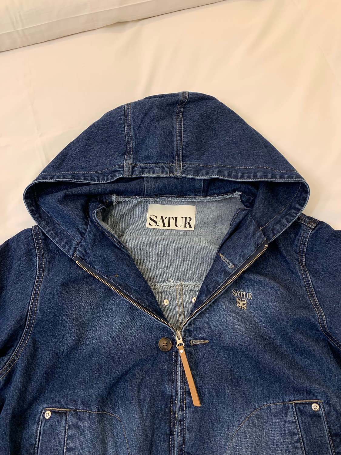 세터 테오 데님 블루종 자켓 블루 m사이즈 상품이미지6