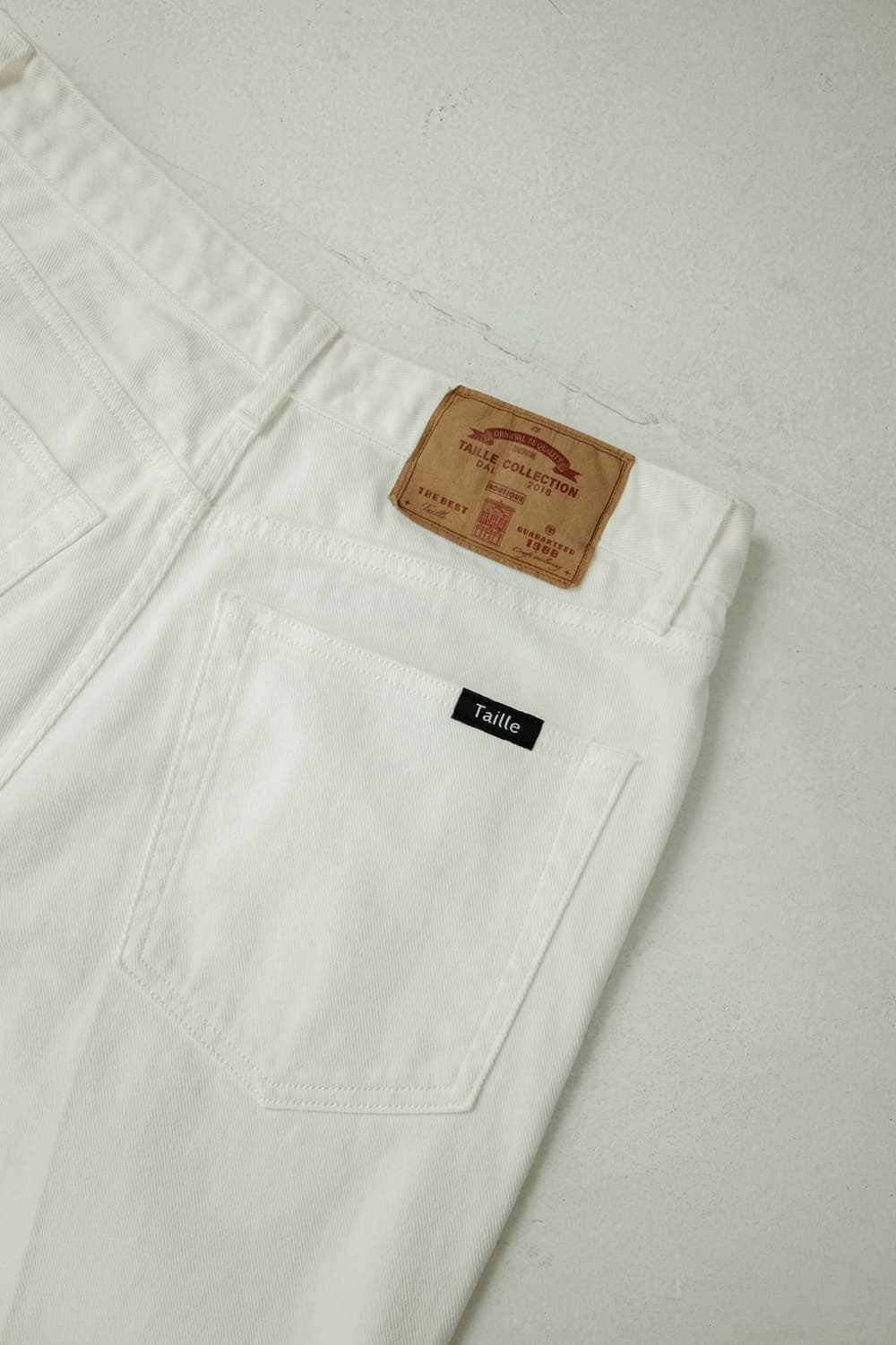 TAILLE 타일레 데님 트라우저 화이트 (3사이즈-32,33사이즈) 상품이미지9