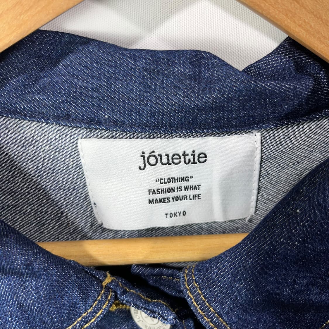 [JOUETIE] 쥬에티 크롭 데님자켓 상품이미지5