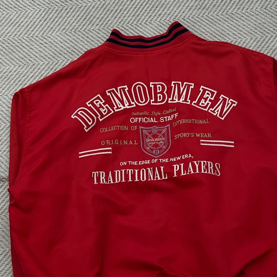 골프클럽 새틴 바시티 자켓 r2701 상품이미지4