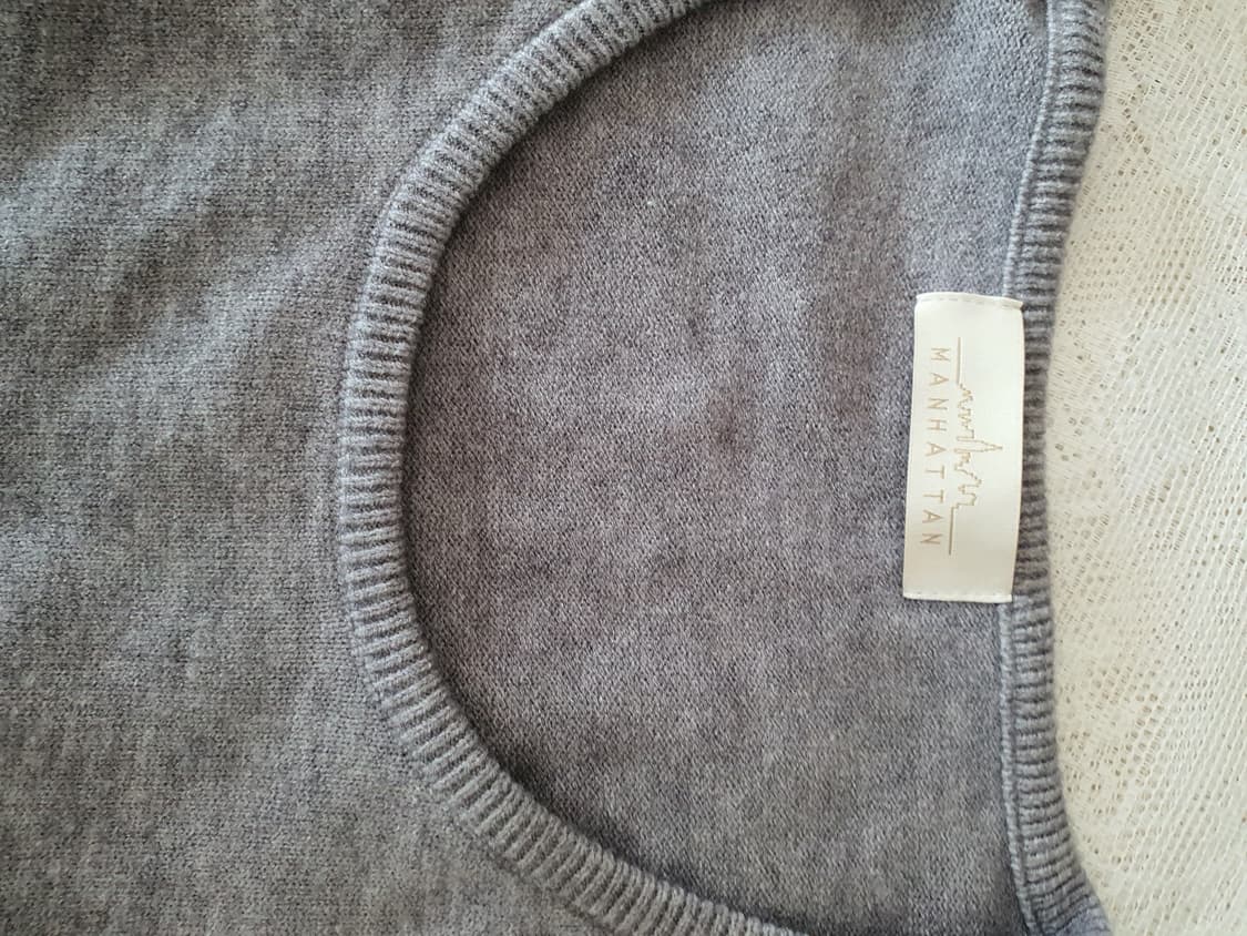 [빈티지] 회색 긴팔 니트 크롭 상의 상품이미지6